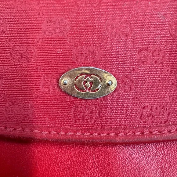 Gucci Red Coin Pouch - Picture 3 of 5